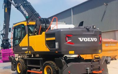 New Volvo EW 240E for EMS Waste Services